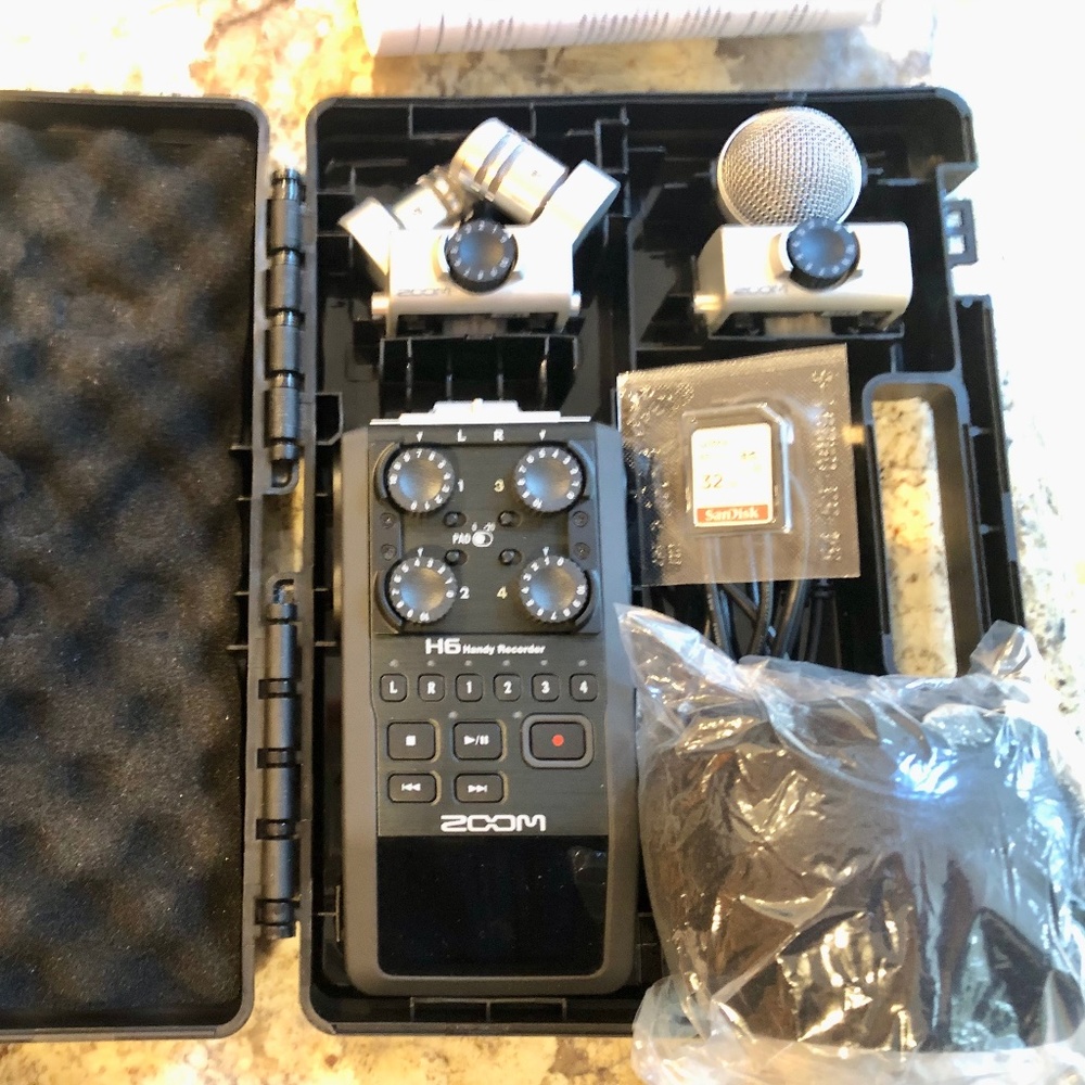 Zoom H6 Portable Recorder with Interchangeable Microphone System